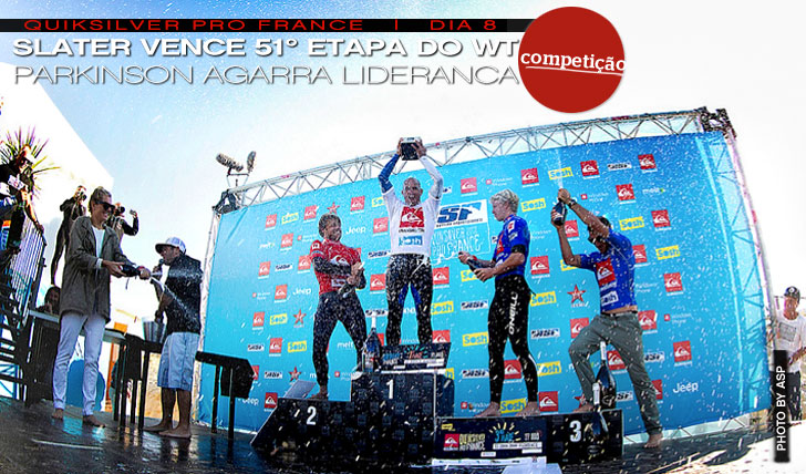 3156“King” Slater garante a sua 51º vitória no Quiksilver Pro France