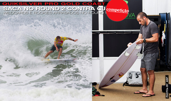 8076Quiksilver Pro Gold Coast | Tiago Pires mostra boa forma mas “cai” para o round 2