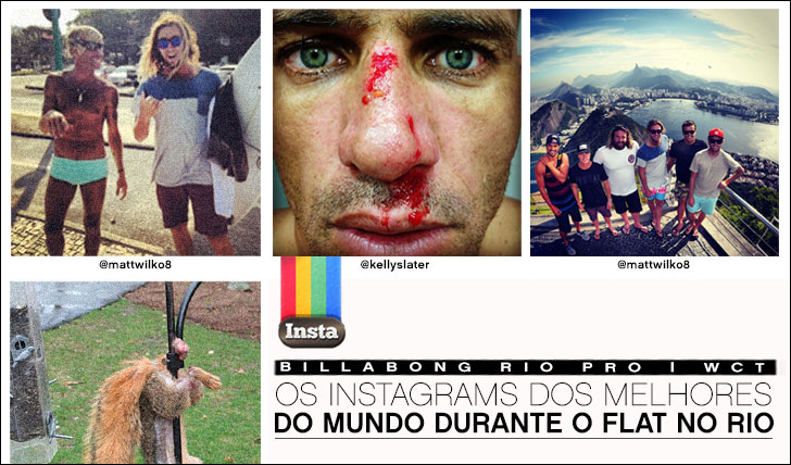 9832Os Instagrams dos melhores do mundo durante o flat do Billabong Rio Pro