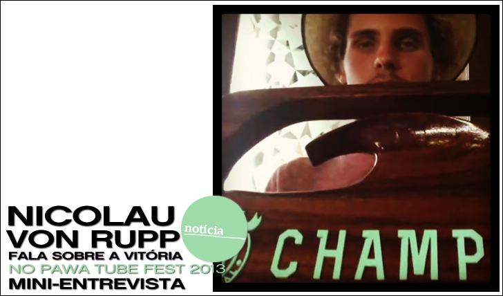 11870Nicolau Von Rupp fala sobre a vitória no Pawa Tube Fest 2013 | Mini-Entrevista