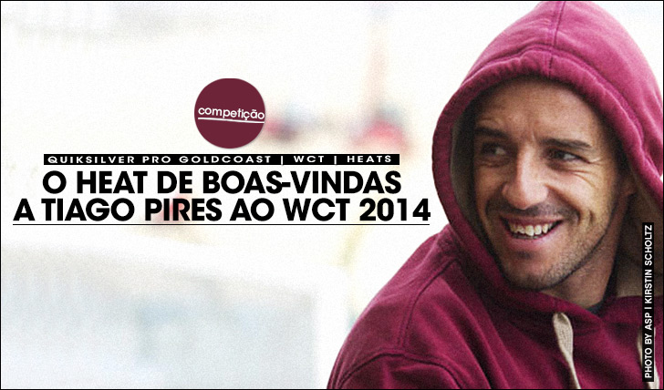 16072O heat de boas-vindas ao regressado Tiago Pires ao WCT