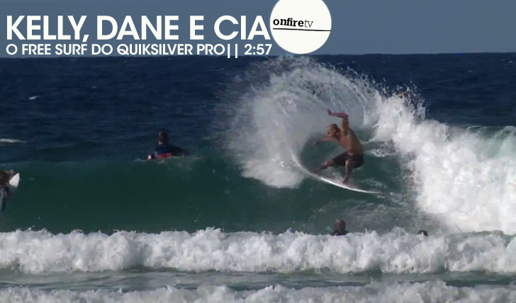 16388Slater, Dane e cia | Free surf durante o Quiksilver Pro || 2:57