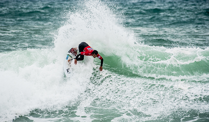 João Kopke em modo competição na Liga MEO Surf - Photo by Pedro Mestre