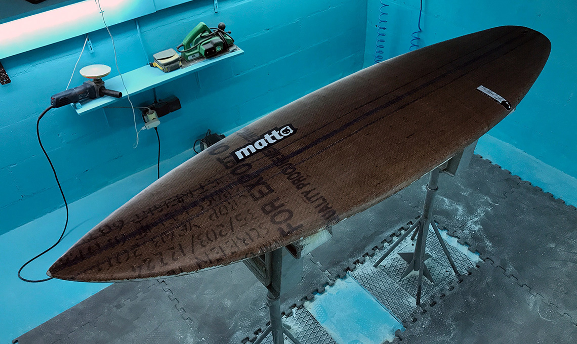 39957MATTA desenvolve prancha com materiais reciclados