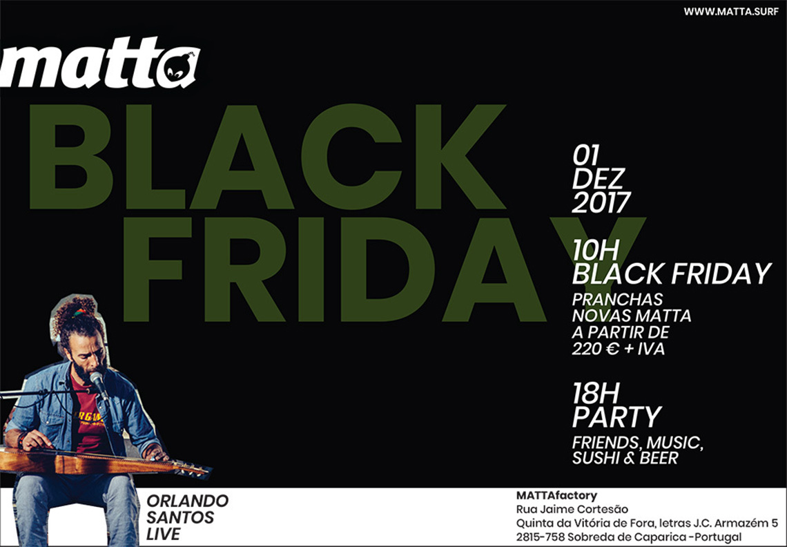 41657A Black Friday está a chegar à MATTAfactory…