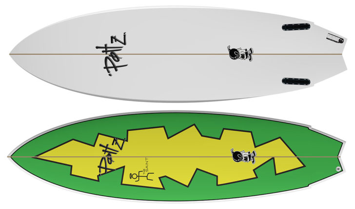45401Summer Boards | Twin Fin “The Saint” by POTTZ Surfboards