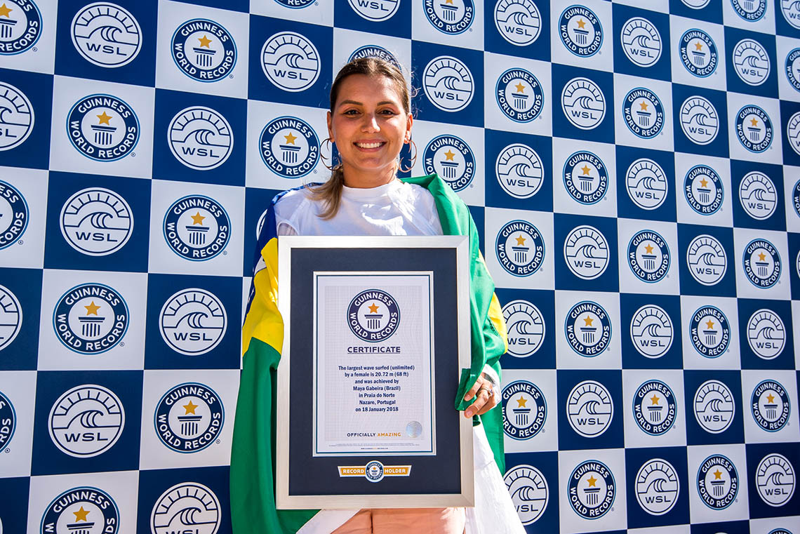 47252Onda de Maya Gabeira na Nazaré entra no Guinness Book