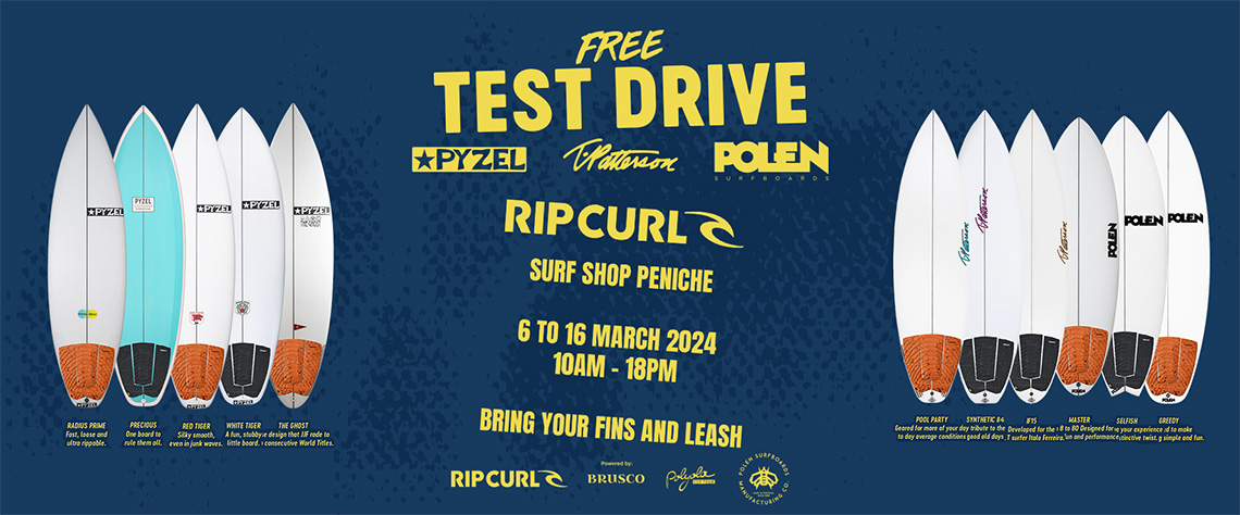 72721Testa as pranchas dos campeões mundiais durante o MEO Rip Curl Pro