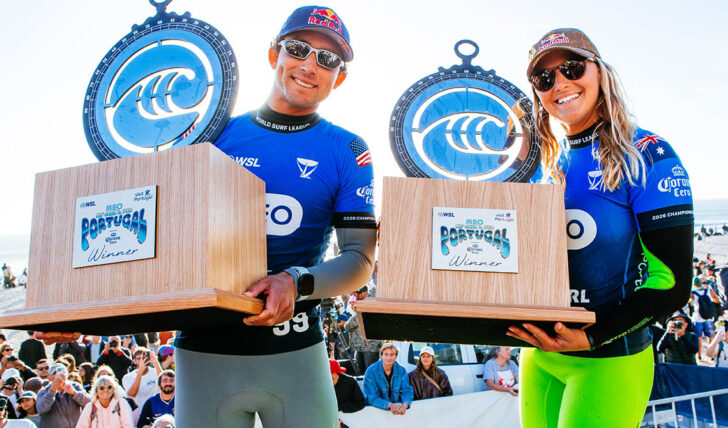 76995Griffin Colapinto e Molly Picklum vencem o MEO Rip Curl Pro Portugal em condições épicas nos Supertubos